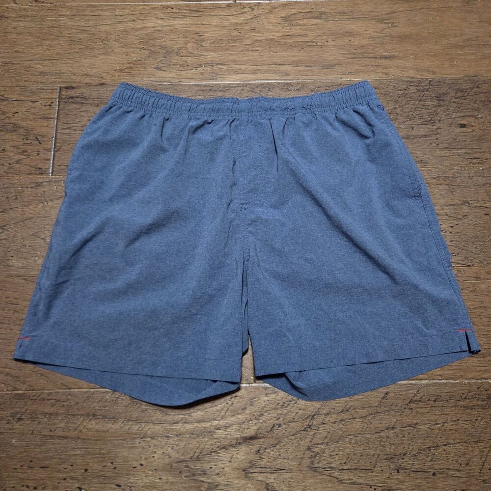 Chubbies The Amphibious 5" Gym Swim Shorts Mens Large Blue Stretch